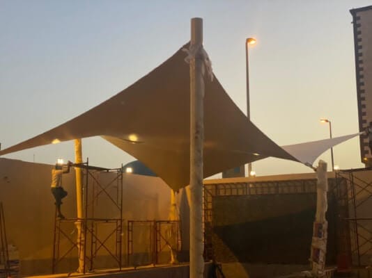 مظلات شد إنشائي تركيب في جده | مظلات مواقف سيارات 0533959098 9 مظلات اشرعه تركيب مظلة شراع في جده 12